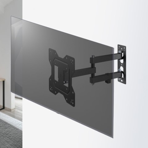 MACLEAN UCHWYT DO TV LUB MONITORA, UNIWERSALNY, MAX VESA 200X200, 23-43", 30KG, CZARNY MC-700N MACLEAN UCHWYT DO TV LUB MONITORA, UNIWERSALNY, MAX VESA 200X200, 23-43", 30KG, CZARNY MC-700N
