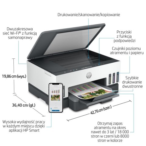 Urządzenie wielofunkcyjne Hp Smart Tank 720 Urządzenie wielofunkcyjne Hp Smart Tank 720