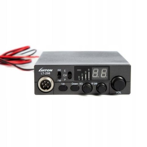 CB Radio LUITON LT-298 ASQ 12V/24V z wtykiem do zapalniczki CB Radio LUITON LT-298 ASQ 12V/24V z wtykiem do zapalniczki