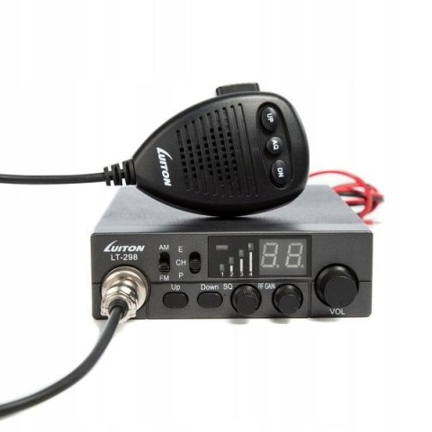CB Radio LUITON LT-298 ASQ 12V/24V z wtykiem do zapalniczki CB Radio LUITON LT-298 ASQ 12V/24V z wtykiem do zapalniczki