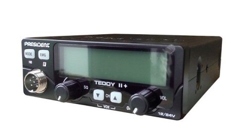 CB Radio PRESIDENT Teddy II+ 12/24V + ASC 7 kolorów AM/FM CB Radio PRESIDENT Teddy II+ 12/24V + ASC 7 kolorów AM/FM
