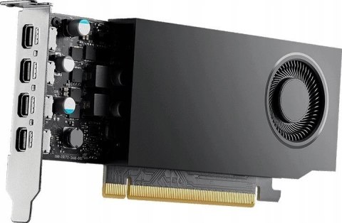 Karta graficzna NVIDIA RTX A400 4GB, GDDR6, 4x DisplayPort, PCI Express 4.0, ATX - ATX bracket, Small Box Karta graficzna NVIDIA RTX A400 4GB, GDDR6, 4x DisplayPort, PCI Express 4.0, ATX - ATX bracket, Small Box