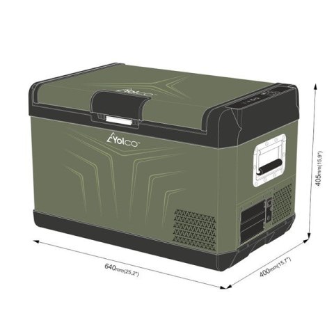 PRZENOŚNA LODÓWKA KOMPRESOROWA GCX37 GREEN PRZENOŚNA LODÓWKA KOMPRESOROWA GCX37 GREEN
