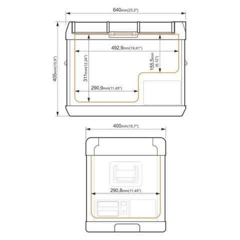 PRZENOŚNA LODÓWKA KOMPRESOROWA GCX37 GREEN PRZENOŚNA LODÓWKA KOMPRESOROWA GCX37 GREEN