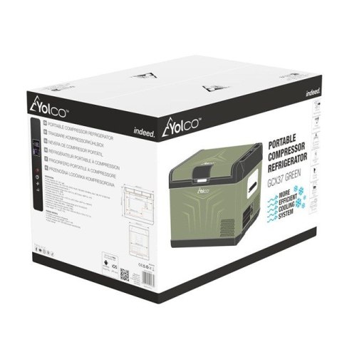 PRZENOŚNA LODÓWKA KOMPRESOROWA GCX37 GREEN PRZENOŚNA LODÓWKA KOMPRESOROWA GCX37 GREEN