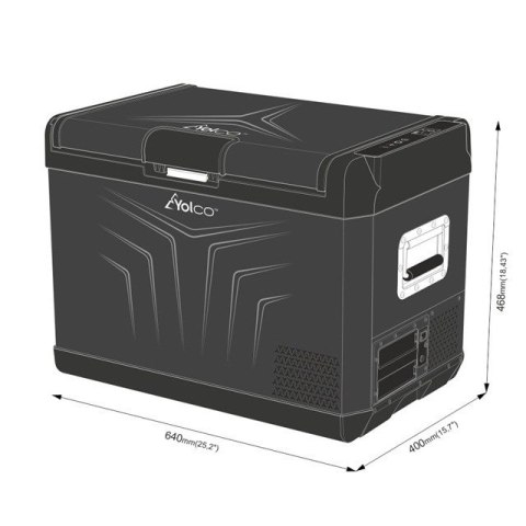 PRZENOŚNA LODÓWKA KOMPRESOROWA GCX47 BLACK PRZENOŚNA LODÓWKA KOMPRESOROWA GCX47 BLACK