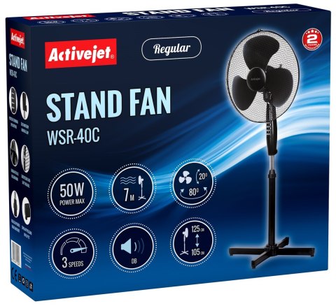 Wentylator stojący Activejet Regular WSR-40C Wentylator stojący Activejet Regular WSR-40C