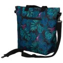 Casualowa torba shopper z zewnętrzną kieszonką - Rovicky