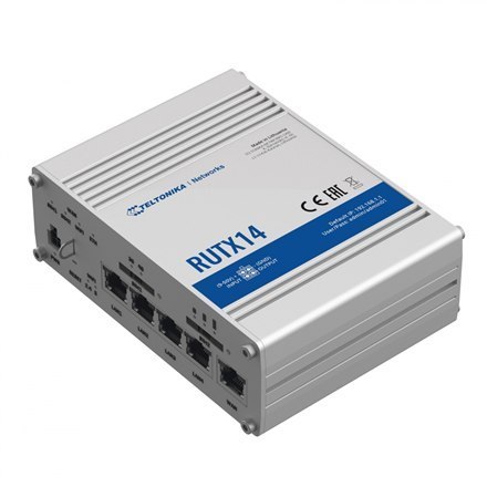 Router LTE Cat 12 | RUTX14 | 802.11ac | 867 Mbit/s | 10/100/1000 Mbit/s | Porty Ethernet LAN (RJ-45) 5 | MU-MiMO Tak | 4G | Typ Router LTE Cat 12 | RUTX14 | 802.11ac | 867 Mbit/s | 10/100/1000 Mbit/s | Porty Ethernet LAN (RJ-45) 5 | MU-MiMO Tak | 4G | Typ