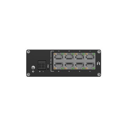 Teltonika TSW040 Unmanaged 8-port PoE+Industrial Switch, 2-pin industrial DC power socket, 7 - 57 VDC, PoE-out 44-57 VDC, DIN ra Teltonika TSW040 Unmanaged 8-port PoE+Industrial Switch, 2-pin industrial DC power socket, 7 - 57 VDC, PoE-out 44-57 VDC, DIN ra