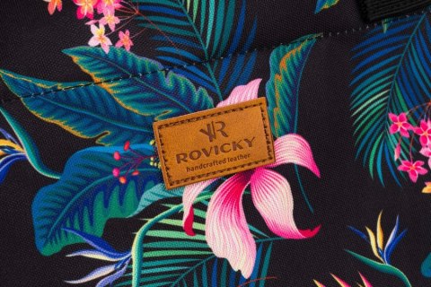 Wygodny shopper damski z poliestru - Rovicky Wygodny shopper damski z poliestru - Rovicky