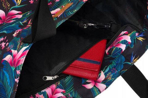 Wygodny shopper damski z poliestru - Rovicky Wygodny shopper damski z poliestru - Rovicky