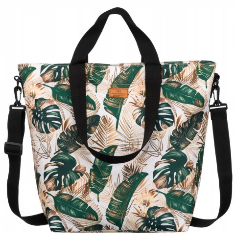 Wygodny shopper damski z poliestru - Rovicky Wygodny shopper damski z poliestru - Rovicky