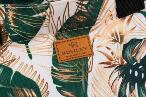 Wygodny shopper damski z poliestru - Rovicky Wygodny shopper damski z poliestru - Rovicky
