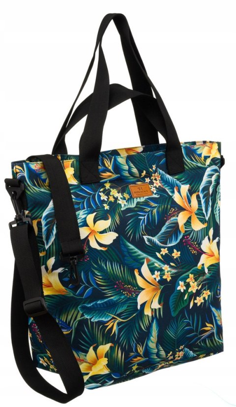 Wygodny shopper damski z poliestru - Rovicky Wygodny shopper damski z poliestru - Rovicky