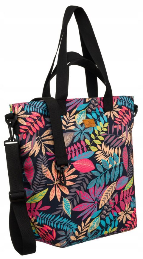 Wygodny shopper damski z poliestru - Rovicky Wygodny shopper damski z poliestru - Rovicky