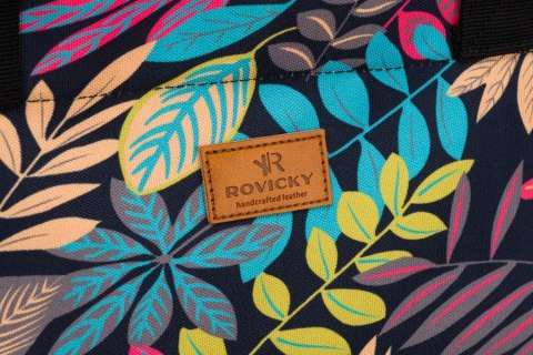 Wygodny shopper damski z poliestru - Rovicky Wygodny shopper damski z poliestru - Rovicky
