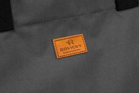 Wygodny shopper damski z poliestru - Rovicky Wygodny shopper damski z poliestru - Rovicky