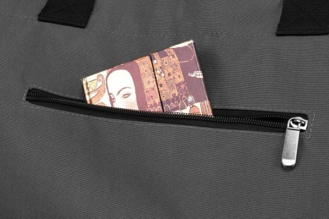 Wygodny shopper damski z poliestru - Rovicky Wygodny shopper damski z poliestru - Rovicky