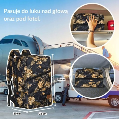 Plecak-torba podróżna z uchwytem na walizkę - Peterson Plecak-torba podróżna z uchwytem na walizkę - Peterson