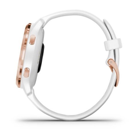 Zegarek Garmin Venu 2S (40 mm) Rose Gold Stainless Steel Bezel / White Case / Silicone Band Zegarek Garmin Venu 2S (40 mm) Rose Gold Stainless Steel Bezel / White Case / Silicone Band