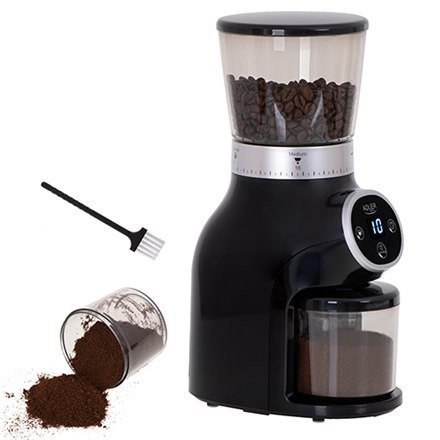Adler | AD 4450 Burr | Młynek do kawy | 300 W | Pojemność ziaren kawy 300 g | Liczba filiżanek 1-10 sztuk | Czarny Adler | AD 4450 Burr | Młynek do kawy | 300 W | Pojemność ziaren kawy 300 g | Liczba filiżanek 1-10 sztuk | Czarny