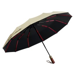 Biały, przeciwdeszczowy i przeciwsłoneczny parasol rozkładany automatycznie - Peterson