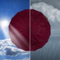 Czerwony, elegancki parasol rządowy - Peterson
