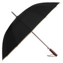 Duży, elegancki parasol rządowy w czarnym kolorze - Peterson