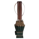 Elegancki, zielony parasol z dużą czaszą - Peterson