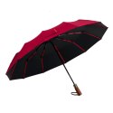 Parasol w kolorze czerwonym, rozkładany automatycznie - Peterson
