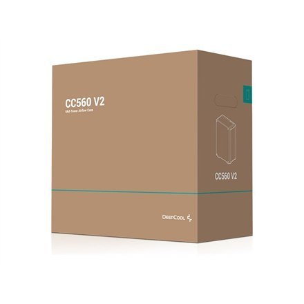 Deepcool Case CC560 V2 Black Mid-Tower Power supply included No Deepcool Case CC560 V2 Black Mid-Tower Power supply included No