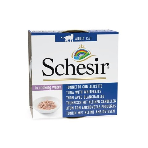 SCHESIR dla kotów Adult w Naturalnym Soku Tuńczyk z anchovies 85g SCHESIR dla kotów Adult w Naturalnym Soku Tuńczyk z anchovies 85g