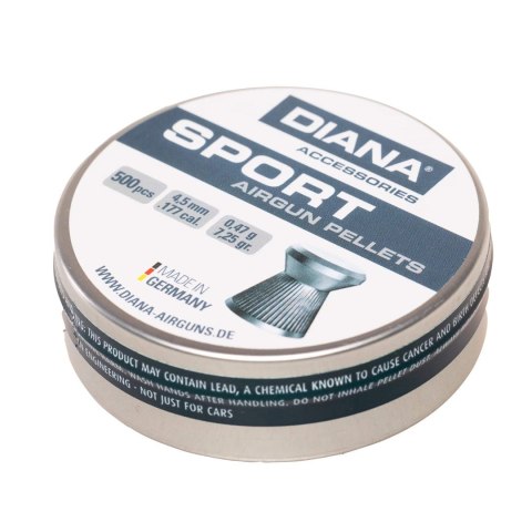 Śrut 4,5 mm Diana Sport 500 szt Śrut 4,5 mm Diana Sport 500 szt