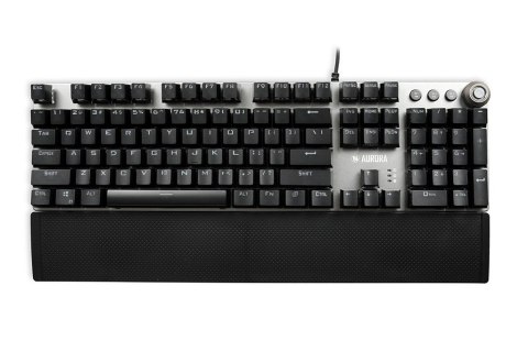 Klawiatura mechaniczna IBOX AURORA K-4 RGB IKGMK4 (USB; (US); kolor czarny) Klawiatura mechaniczna IBOX AURORA K-4 RGB IKGMK4 (USB; (US); kolor czarny)
