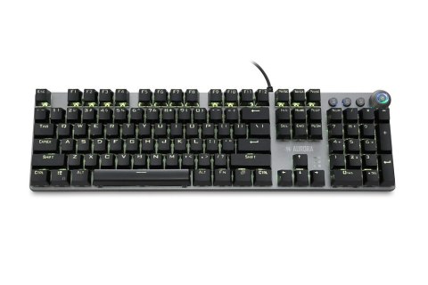Klawiatura mechaniczna IBOX AURORA K-4 RGB IKGMK4 (USB; (US); kolor czarny) Klawiatura mechaniczna IBOX AURORA K-4 RGB IKGMK4 (USB; (US); kolor czarny)