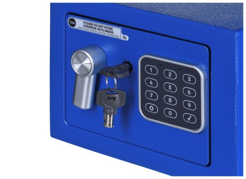 Yale Mini Electronic Safe Blue Sejf podstawowy YSV mini niebieski Yale Mini Electronic Safe Blue Sejf podstawowy YSV mini niebieski