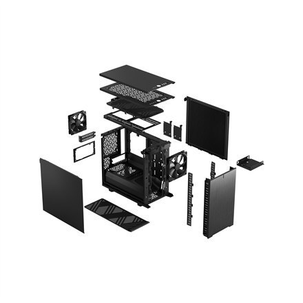 Fractal Design | Define 7 Nano | Okno boczne | Czarny Solidny | Mini ITX, Mini-DTX | Zasilacz w zestawie Nie | ATX Fractal Design | Define 7 Nano | Okno boczne | Czarny Solidny | Mini ITX, Mini-DTX | Zasilacz w zestawie Nie | ATX
