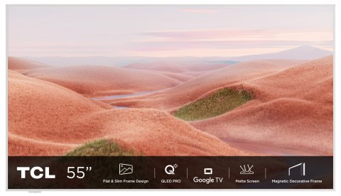 Telewizor 55" TCL 55A300W QLED 4K 144Hz Google TV Telewizor 55" TCL 55A300W QLED 4K 144Hz Google TV