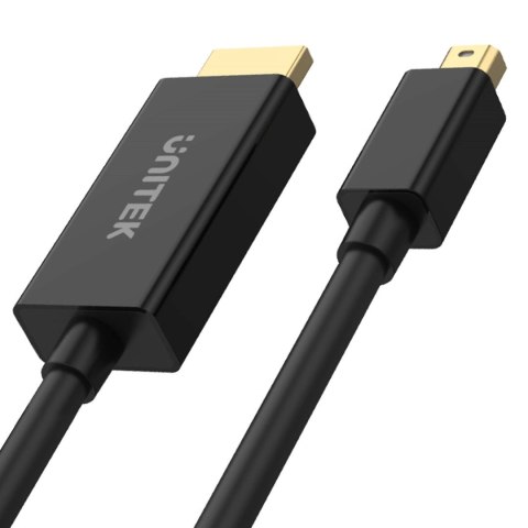 UNITEK ADAPTER MINIDP - HDMI, 4K@30HZ, KABEL 2M UNITEK ADAPTER MINIDP - HDMI, 4K@30HZ, KABEL 2M