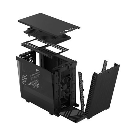 Fractal Design | Define 7 Nano | Okno boczne | Black TG Light Tint | Mini ITX, Mini-DTX | Zasilacz w zestawie Nie | ATX Fractal Design | Define 7 Nano | Okno boczne | Black TG Light Tint | Mini ITX, Mini-DTX | Zasilacz w zestawie Nie | ATX