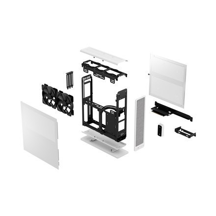 Fractal Design | Ridge | FD-C-RID1N-12 | Black | Mini ITX | Zasilacz w zestawie Nie | SFX, SFX-L Fractal Design | Ridge | FD-C-RID1N-12 | Black | Mini ITX | Zasilacz w zestawie Nie | SFX, SFX-L