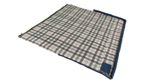 Outwell Camper Lux Sleeping Bag, Left Zipper, Blue Outwell Camper Lux Sleeping Bag, Left Zipper, Blue