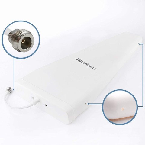 QOLTEC ANTENA 4G LTE DUAL | 14DBI | DOOKÓLNA | ZEWNĘTRZNA QOLTEC ANTENA 4G LTE DUAL | 14DBI | DOOKÓLNA | ZEWNĘTRZNA
