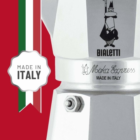 Zaparzacz do kawy BIALETTI Moka Express (kolor srebrny) Zaparzacz do kawy BIALETTI Moka Express (kolor srebrny)