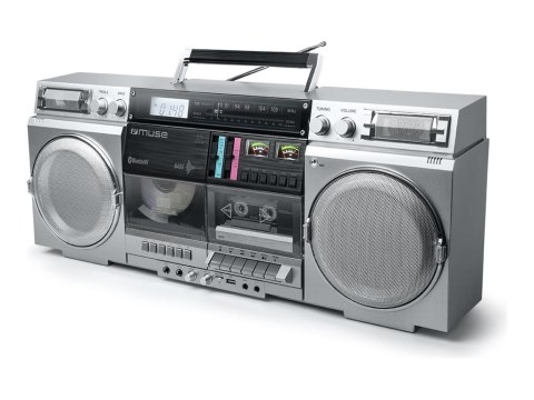 Muse M-380 GBS Ghetto Blasters, srebrny | Muse Muse M-380 GBS Ghetto Blasters, srebrny | Muse