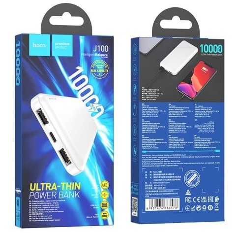Powerbank Hoco J100 (biały)