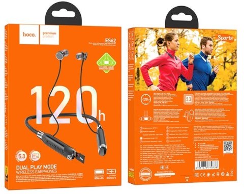 Słuchawki bezprzewodowe Hoco ES62 Pretty (czarny)