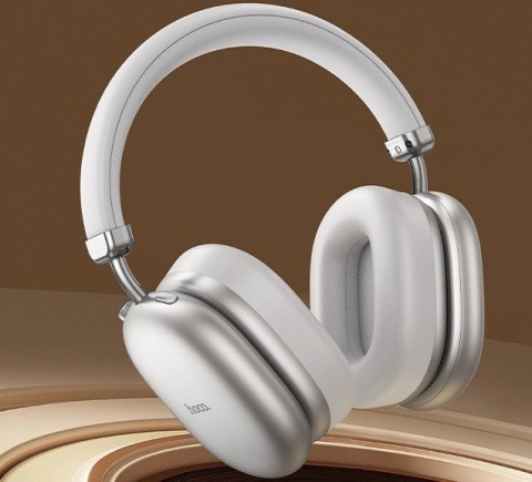 Słuchawki bezprzewodowe Hoco W35 Max Auspicious ANC (srebrny)