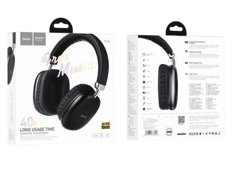 Słuchawki bezprzewodowe Hoco W35 (czarny)